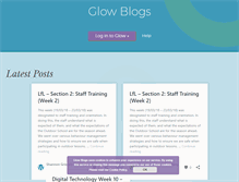 Tablet Screenshot of blogs.glowscotland.org.uk
